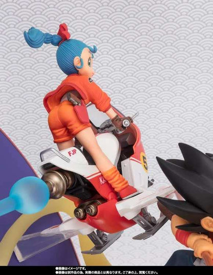 DRAGON BALL FIGUARTS ZERO PVC STATUA SON GOKU & BULMA 18 CM BANDAI TAMASHII NATIONS