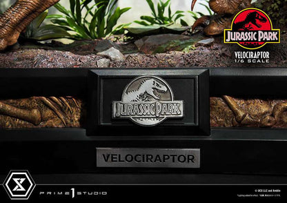 PRIME 1 JURASSIC PARK VELOCIRAPTOR ATTACK STATUA 38.2 cm