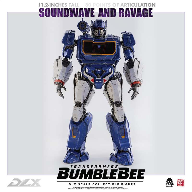 BUMBLEBEE SOUNDWAVE AND RAVAGE DLX AF