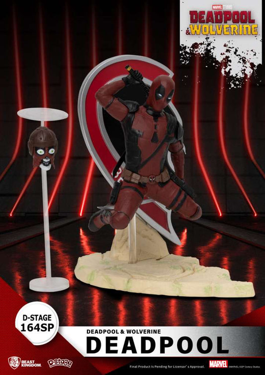 D-STAGE DEADPOOL/WOLVE DEADPOOL + HEAD