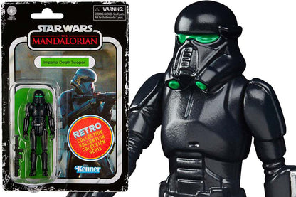 STAR WARS THE MANDALORIAN RETRO COLLECTION ACTION FIGURA 2022 IMPERIAL DEATH TROOPER 10 CM HASBRO