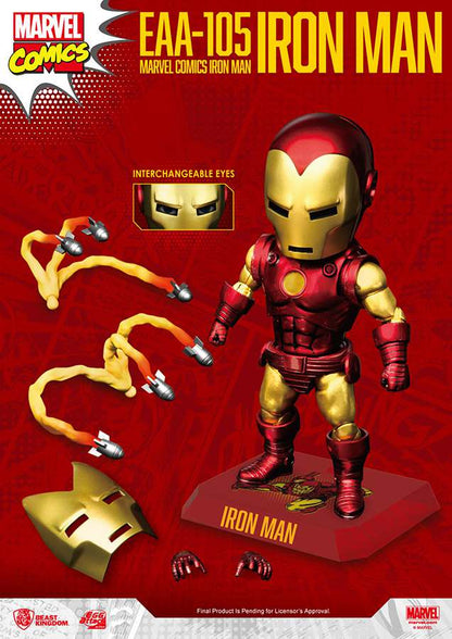 BEAST KINGDOM EGG ATTACK ACT CLASSIC IRON MAN ACTION FIGURE