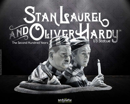 INFINITE STATUE STAN LAUREL & OLIVER HARDY 1/3 STATUA 29 cm