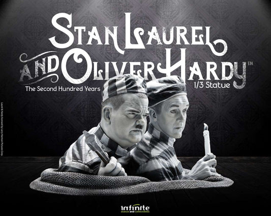 STAN LAUREL & OLIVER HARDY 1/3 STATUA STATUA INFINITE STATUE