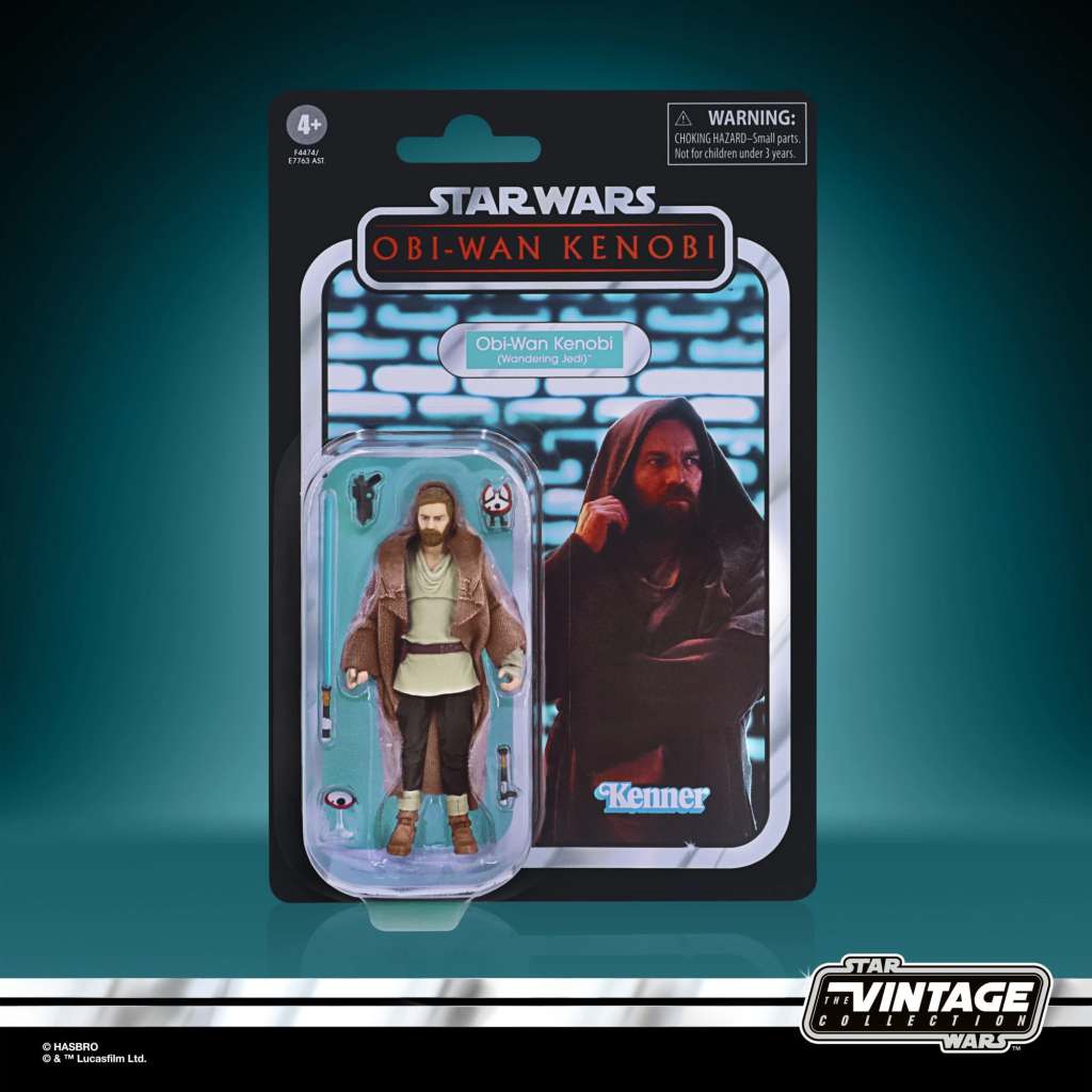 STAR WARS: OBI-WAN KENOBI VINTAGE COLLECTION ACTION FIGURA 2022 OBI-WAN KENOBI (WANDERING JEDI) 10 CM HASBRO