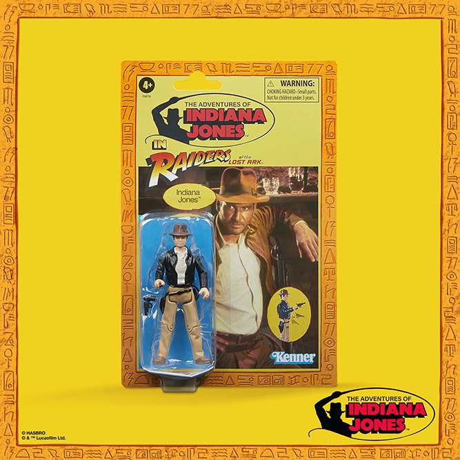 HASBRO IJ RETRO INDIANA JONES AF ACTION FIGURE