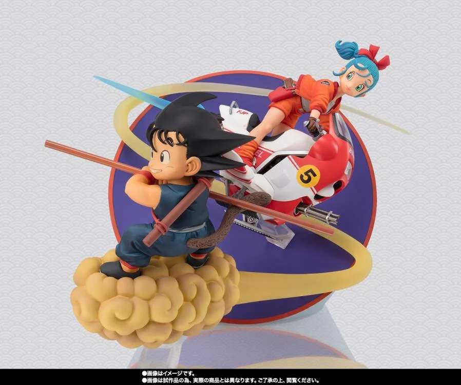 DRAGON BALL FIGUARTS ZERO PVC STATUA SON GOKU & BULMA 18 CM BANDAI TAMASHII NATIONS