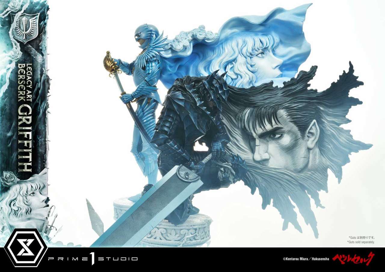 PRIME 1 - BERSERK GRIFFITH LEGACY ART BONUS VER. STATUA H: 56cm W: 40cm D: 21cm