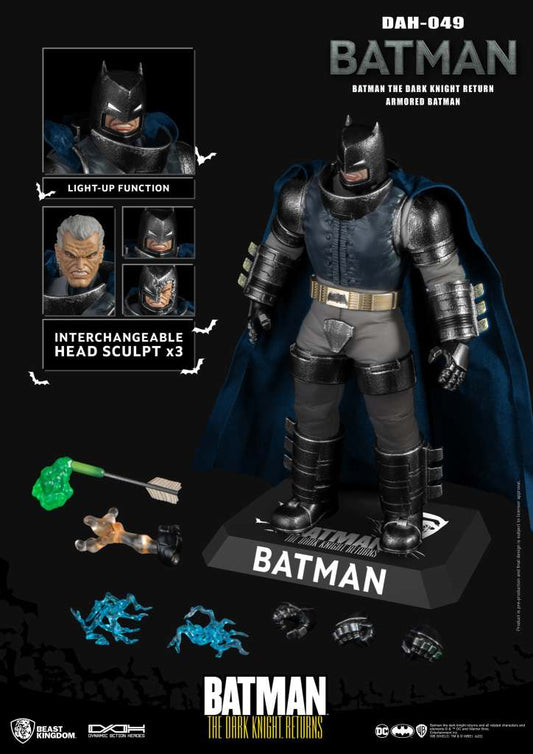 BATMAN THE DARK KNIGHT DYNAMIC 8CTION HEROES ACTION FIGURA 1/9 ARMORED BATMAN 21 CM BEAST KINGDOM TOYS