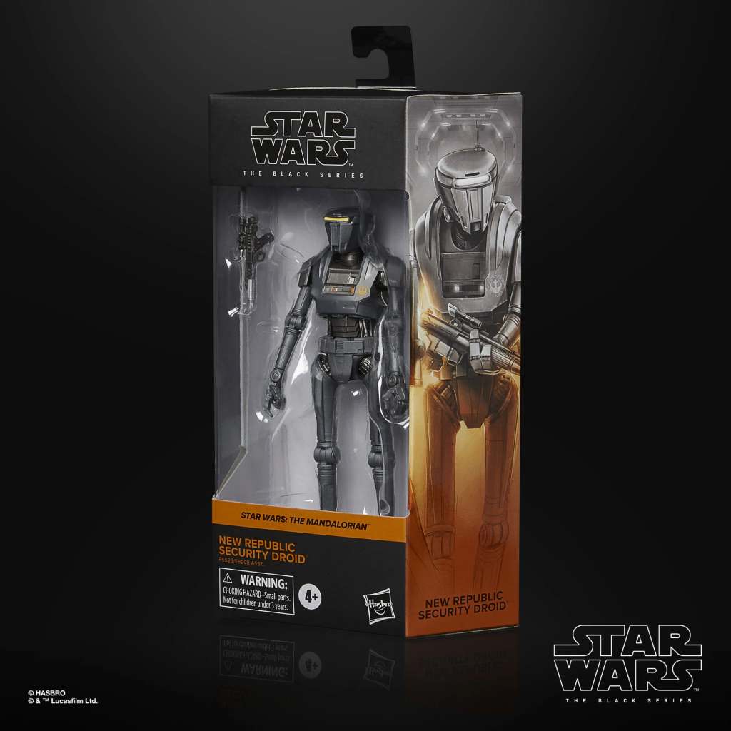 STAR WARS: THE MANDALORIAN BLACK SERIES ACTION FIGURA 2022 NEW REPUBLIC SECURITY DROID 15 CM HASBRO