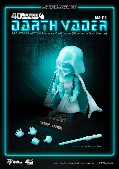 STAR WARS UOVA AA DARTH VADER GLOW I/T DARK VER ACTION FIGURA BEAST KINGDOM
