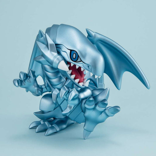 YU-GI-OH! DUEL MONSTERS MEGATOON PVC STATUA BLUE EYES WHITE DRAGON & OBELISK THE TORMENTOR (WITH REGALO) MEGAHOUSE