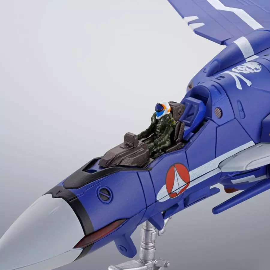 BANDAI HI-METAL R MACROSS VF-0S PHOENIX GENIUS BLUE VER. ACTION FIGURE 14 cm