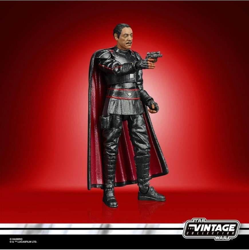 STAR WARS THE MANDALORIAN VINTAGE COLLECTION CARBONIZED ACTION FIGURA 2021 MOFF GIDEON 10 CM HASBRO