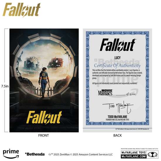 MOVIE MANIACS  FALLOUT W3 ASSORT SET (6)