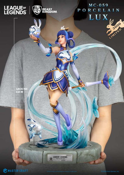 BEAST KINGDOM LEAGUE LEGENDS MASTER CRF PRCLAIN LUX STATUA 42 cm