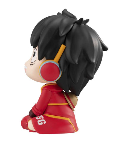 MEGAHOUSE LUFFY - ONE PIECE LOOK UP MONKEY D. VER. FUTURE ISLAND EGGHEAD + GIFT MINI FIGURA 10 cm