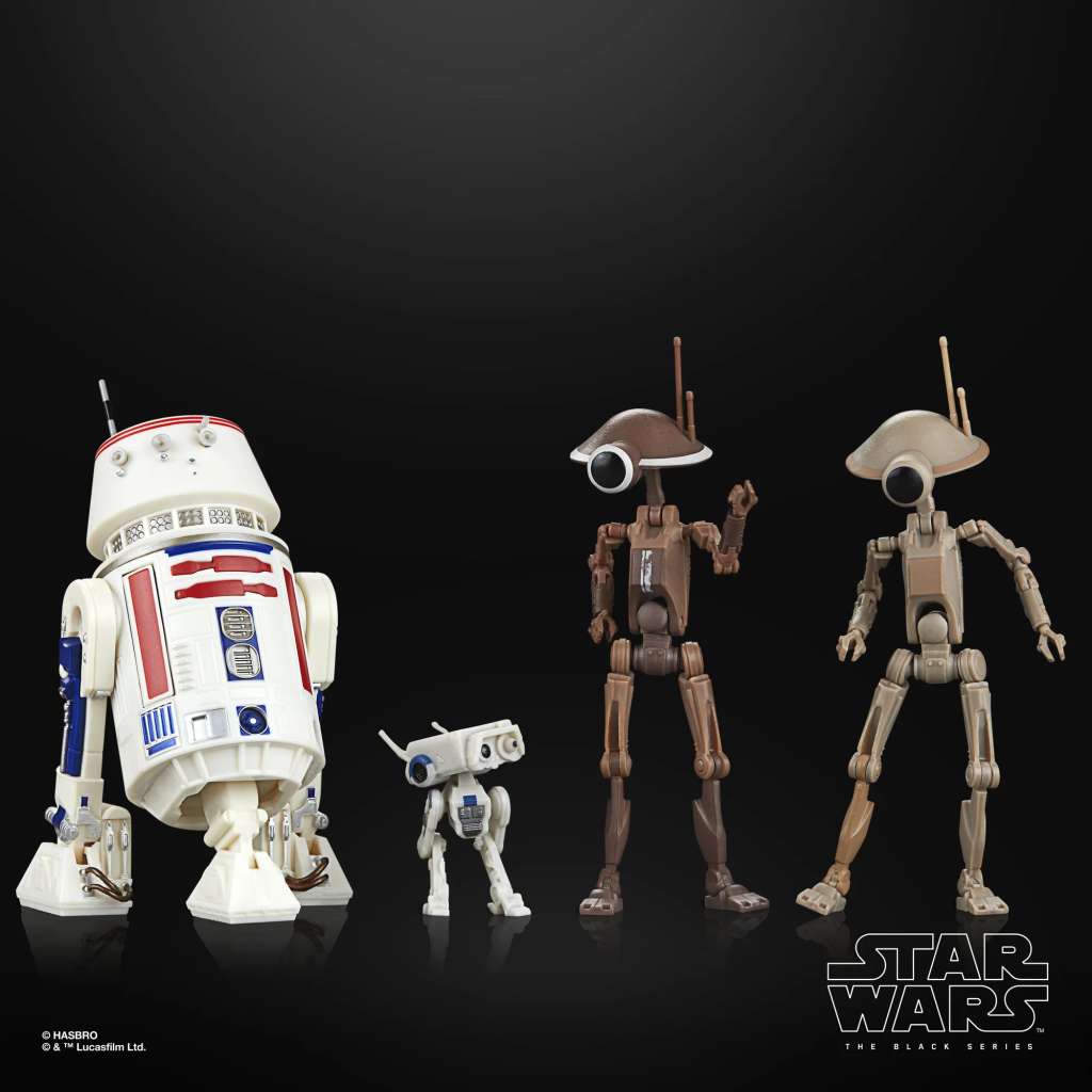 HASBRO - STAR WARS BLACK SERIES MANDALORIAN R5-D4, BD-72 PIT DROIDS ACTION FIGURE