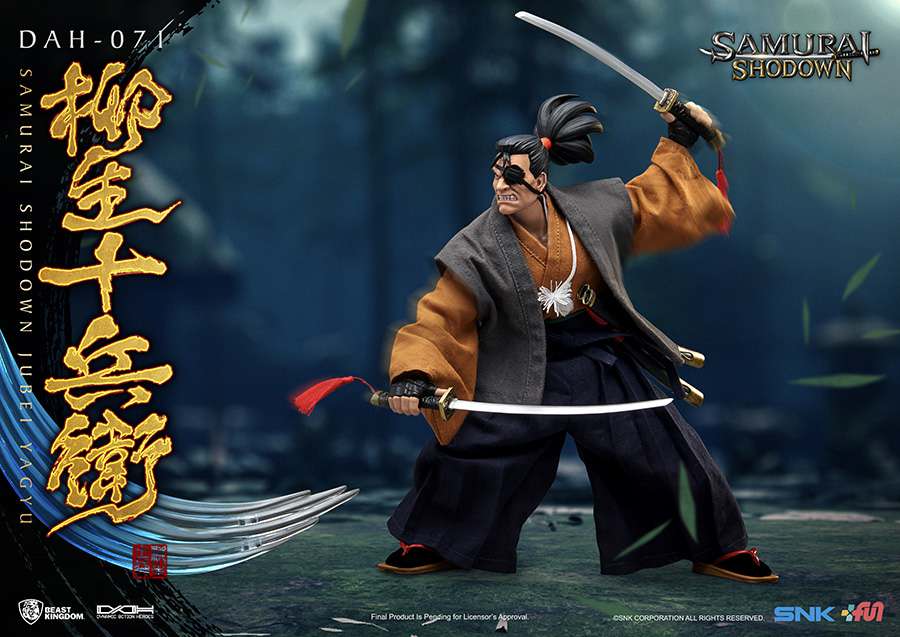 BEAST KINGDOM SAMURAI SHODOWN JUBEI YAGYU DAH ACTION FIGURE 21 cm