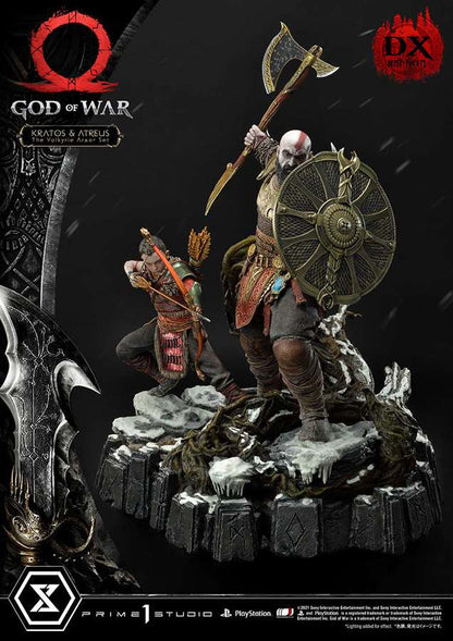 GOD OF WAR KRATOS & ATREUS VALKYRIE DLX