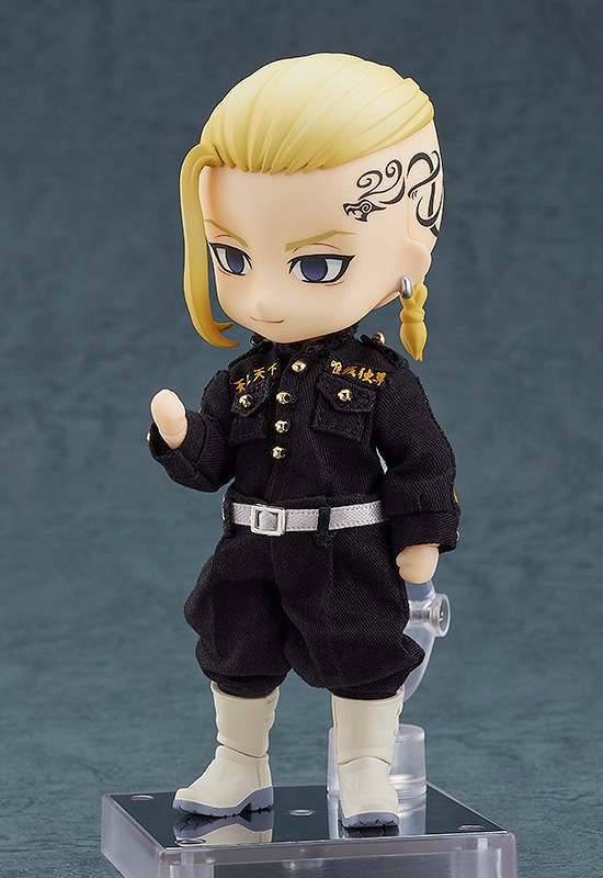 TOKYO REVENGERS NENDOROID FIGURA BAMBOLA DRAKEN 14 CM ORANGE ROUGE