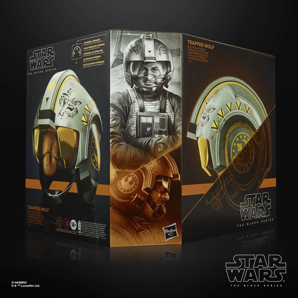 STAR WARS: THE MANDALORIAN BLACK SERIES ELECTRONIC CASCO 2023 TRAPPER WOLF HASBRO