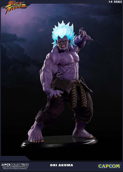 STREET FIGHTER ONI AKUMA 1/4 STATUE
