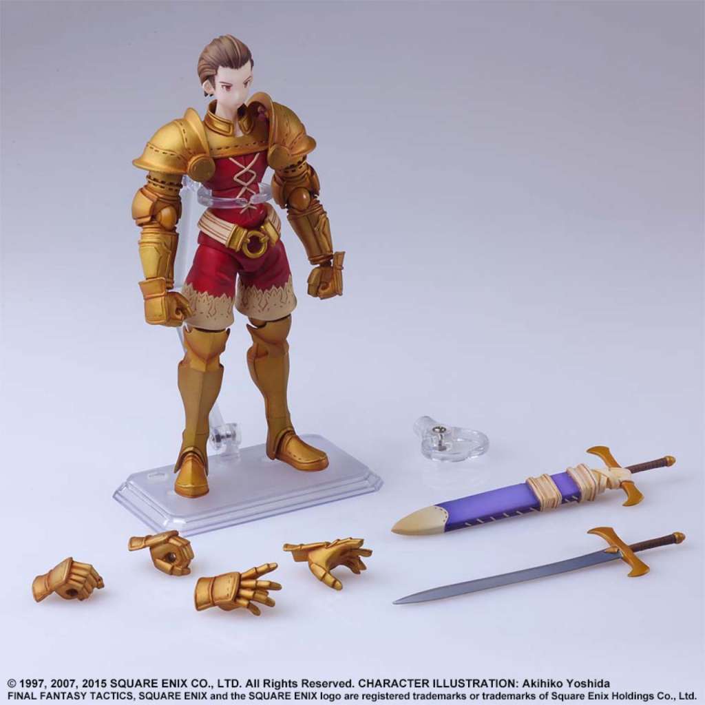 SQUARE ENIX FF TACTICS DELITA HEIRAL BRING ARTS AF ACTION FIGURE 14 cm