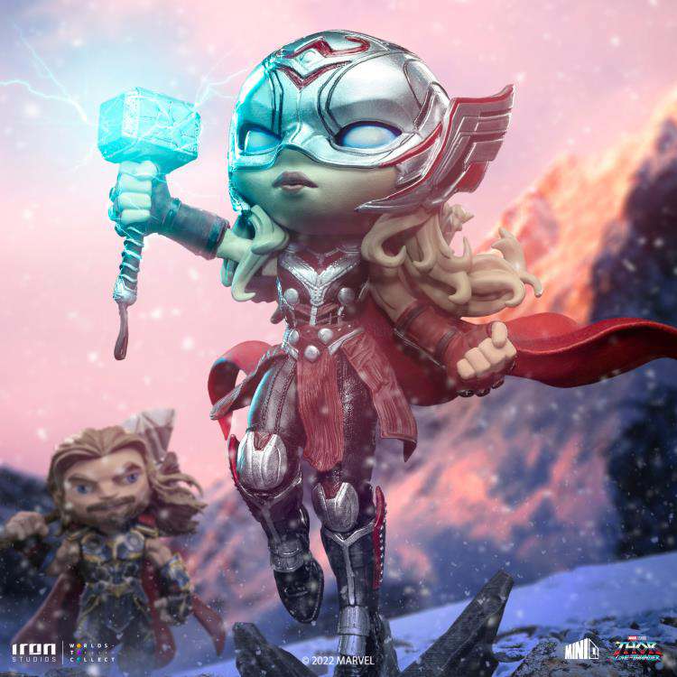 IRON STUDIOS THOR LOVE THUNDER MIGHTY THOR MINICO STATUA 15 cm