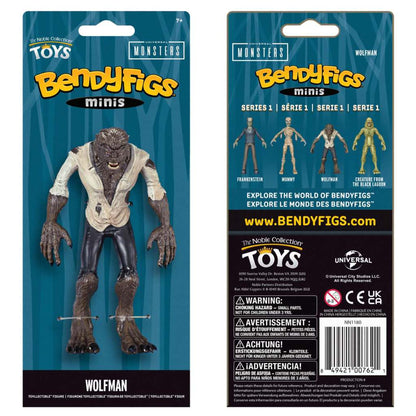 UNIVERSAL MONSTERS WOLFMAN MINI BENDYFIG
