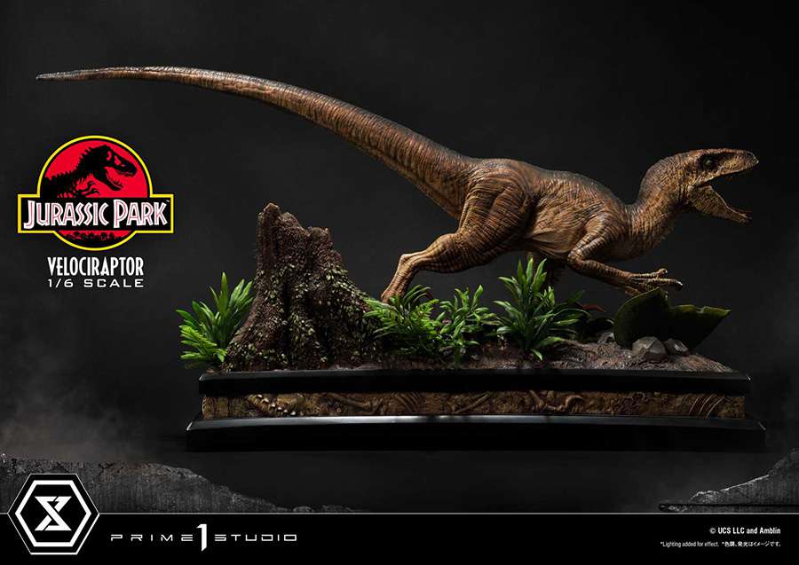 PRIME 1 JURASSIC PARK VELOCIRAPTOR ATTACK STATUA 38.2 cm