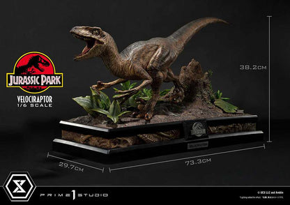 PRIME 1 JURASSIC PARK VELOCIRAPTOR ATTACK STATUA 38.2 cm