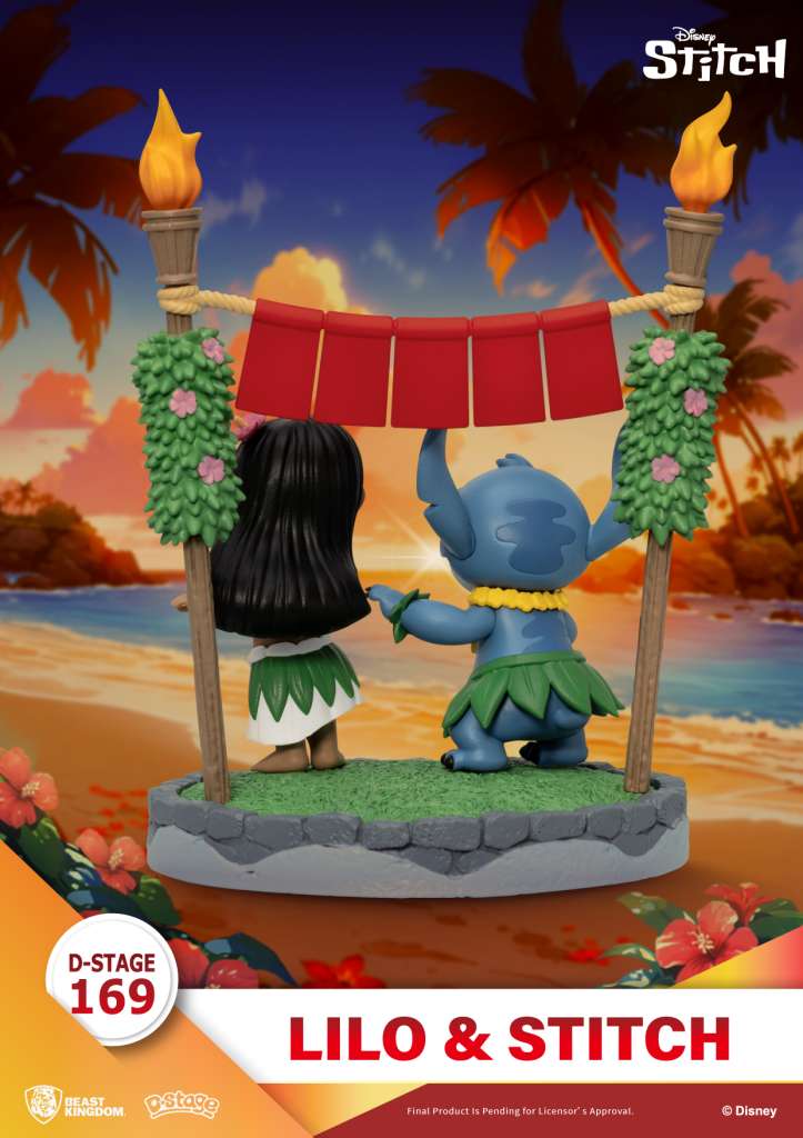 BEAST KINGDOM LILO & STITCH STITCH D-STAGE STATUA 16 cm