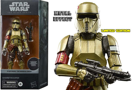 STAR WARS THE MANDALORIAN BLACK SERIES CARBONIZED ACTION FIGURA 2021 SHORETROOPER 15 CM HASBRO