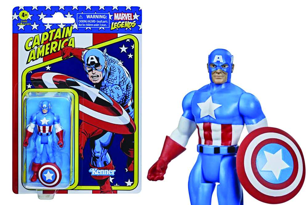 HASBRO CAPTAIN AMERICA - MARVEL LEGENDS RETRO AF ACTION FIGURE