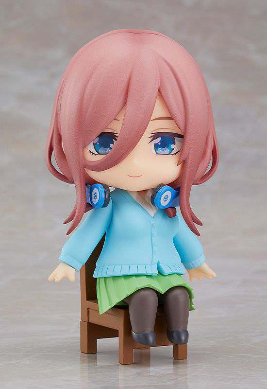 THE QUINTESSENTIAL QUINTUPLETS MOVIE NENDOROID SWACCHAO! FIGURA MIKU NAKANO 9 CM GOOD SMILE COMPANY