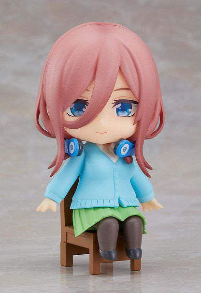 THE QUINTESSENTIAL QUINTUPLETS MOVIE NENDOROID SWACCHAO! FIGURA MIKU NAKANO 9 CM GOOD SMILE COMPANY