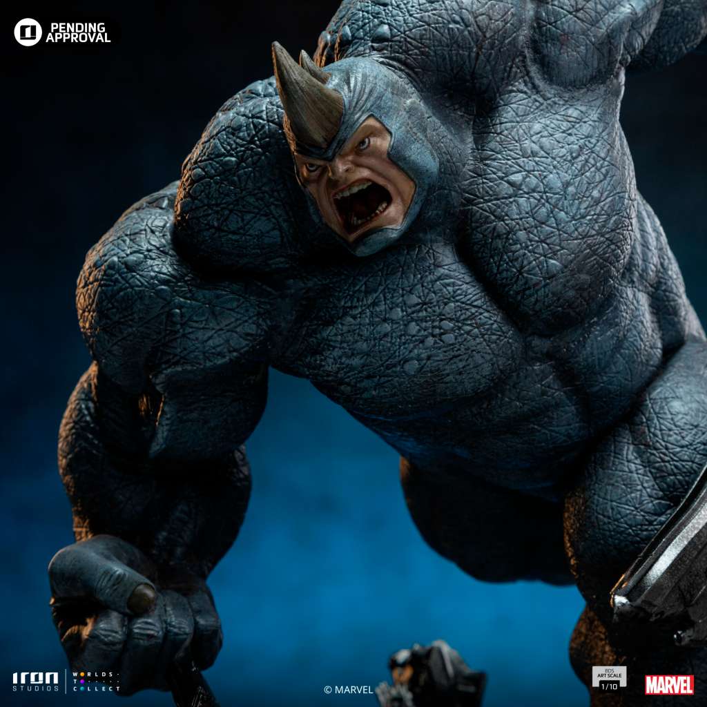 SPIDER-MAN VS VILLAINS RHINO STATUE 1/10