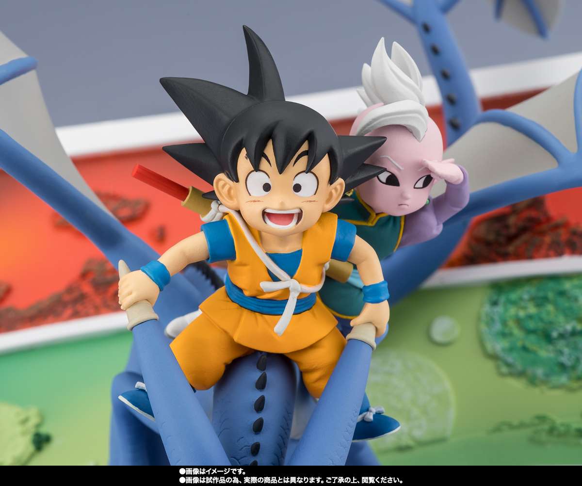 BANDAI SON GOKU & SUPREME KAI DRAGON BALL DAIMA FIGUARTS ZERO WELCOME STATUA 23 CM