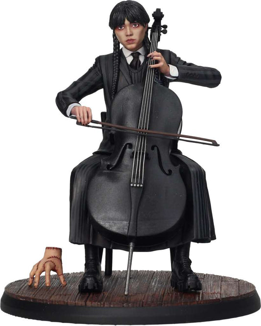 WEDNESDAY WITH CELLO AND THING 15 CM FIG