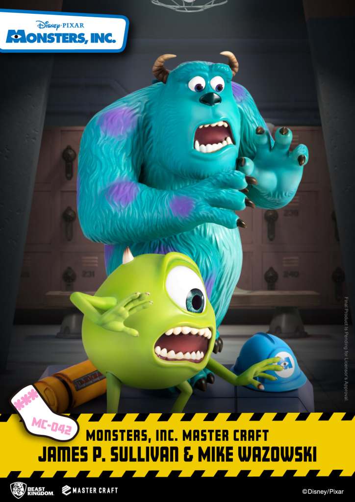 MONSTERS, INC. MASTER CRAFT STATUA JAMES P. SULLIVAN & MIKE WAZOWSKI 34 CM BEAST KINGDOM TOYS