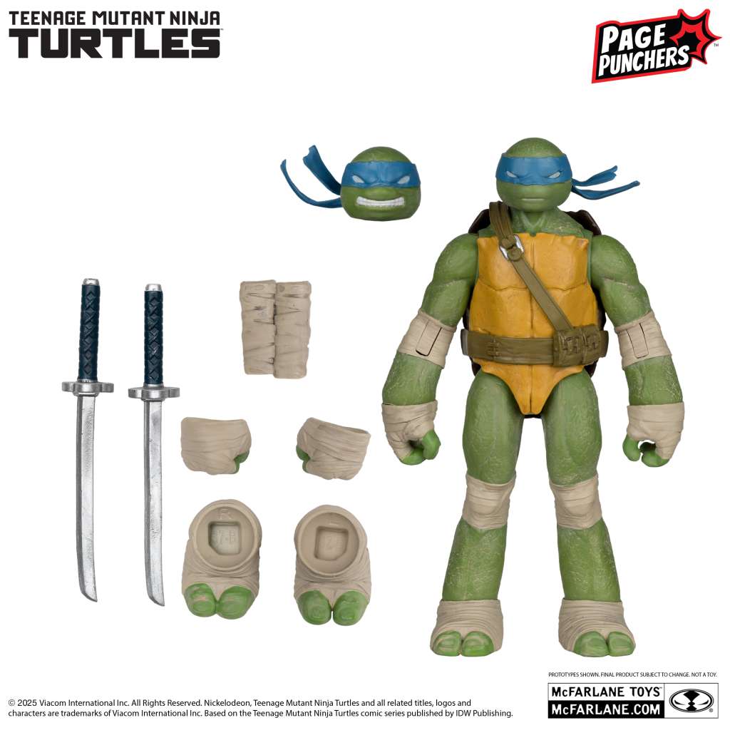 TMNT 5INCH FIGURE WITH COMIC ASS SET (6)