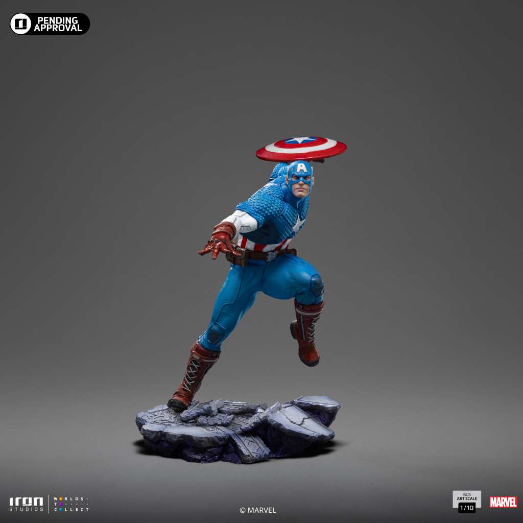 IRON STUDIOS INFINITY GAUNTLET CAPTAIN AMERICA1/10 STATUA 34 cm