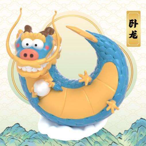 FUNISM ALEXANDER FAT TIGER LONG TENG HU YE BLIND BOX DISPLAY (8) MINI FIGURA 8 cm
