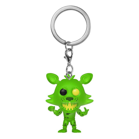 Five Nights At Freddy's Pocket Pop! Vinile Portachiavis 4 Cm Radioactive Foxy Funko