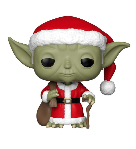 Star Wars Funko POP Film Vinile Figura Santa Yoda Vacanze di Natale 9 cm