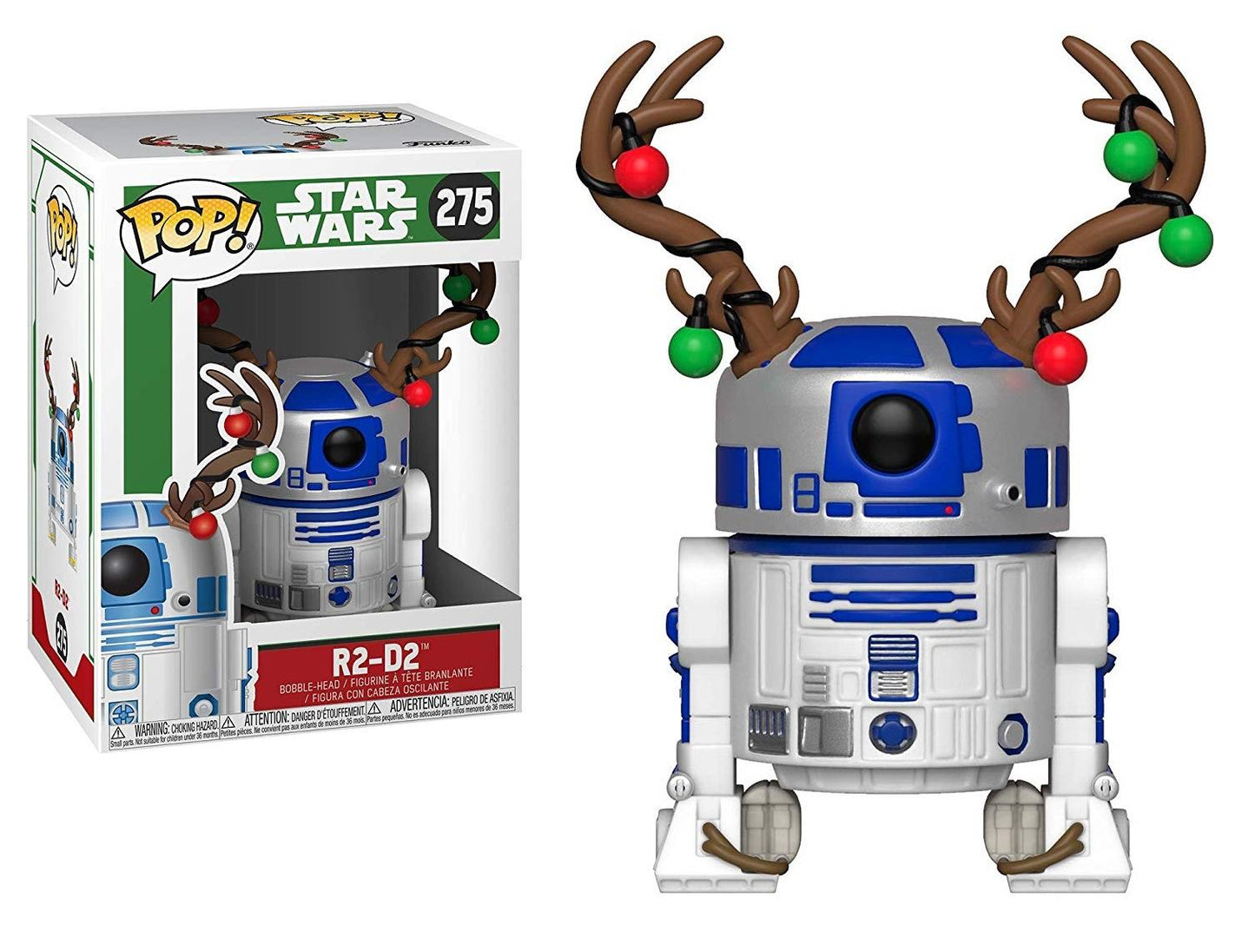 Funko Star Wars POP Movies Vinile R2-D2 Vacanze Natale 9 cm