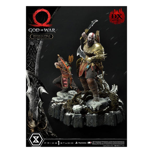 God Of War Premium Masterline Series Statua Kratos E Atreus In The Valkyrie (deluxe Version) 72 Cm Prime 1 Studio