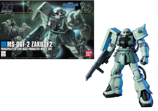 Gundam High Grade HGUC Model Kit Zaku-F2 Zeon Type 1/144 Bandai