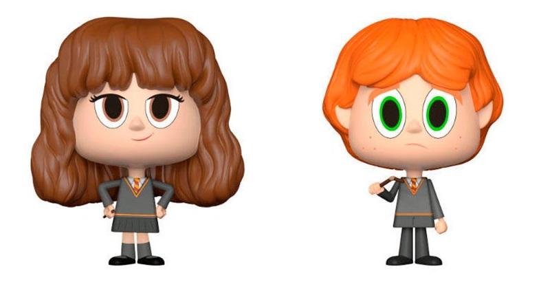 Harry Potter Funko Pop Film Vinile Figura Ron ed Hermione 9 cm Esclusiva